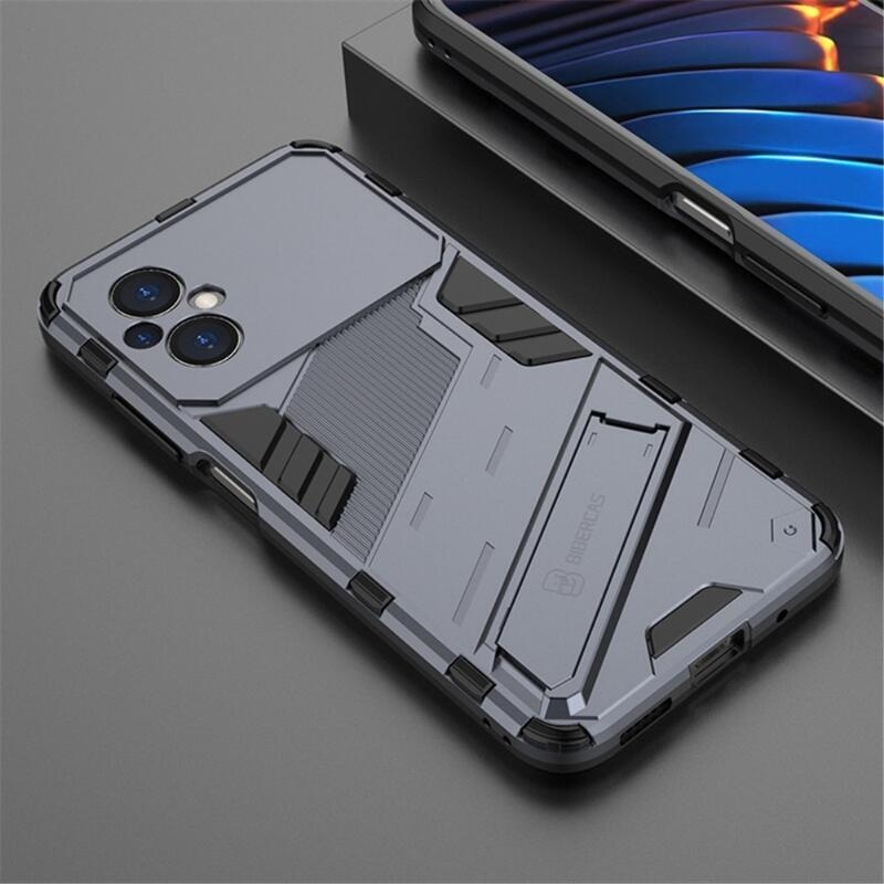 Guard tartós hibrid borító csuklós állvánnyal Xiaomi Poco M5 készülékhez - szürke