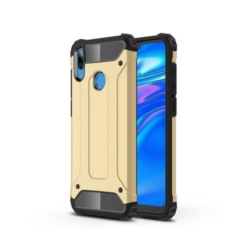 Tartós hibrid mobil tok Huawei Y7 (2019) - arany színű