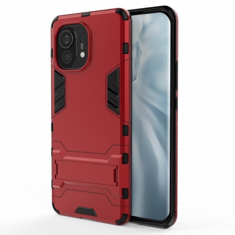 Guard tartós hibrid tok a Xiaomi Mi 11-hez - piros
