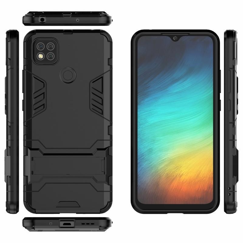 Guard tartós hibrid tok Xiaomi Redmi 9C-hez - fekete