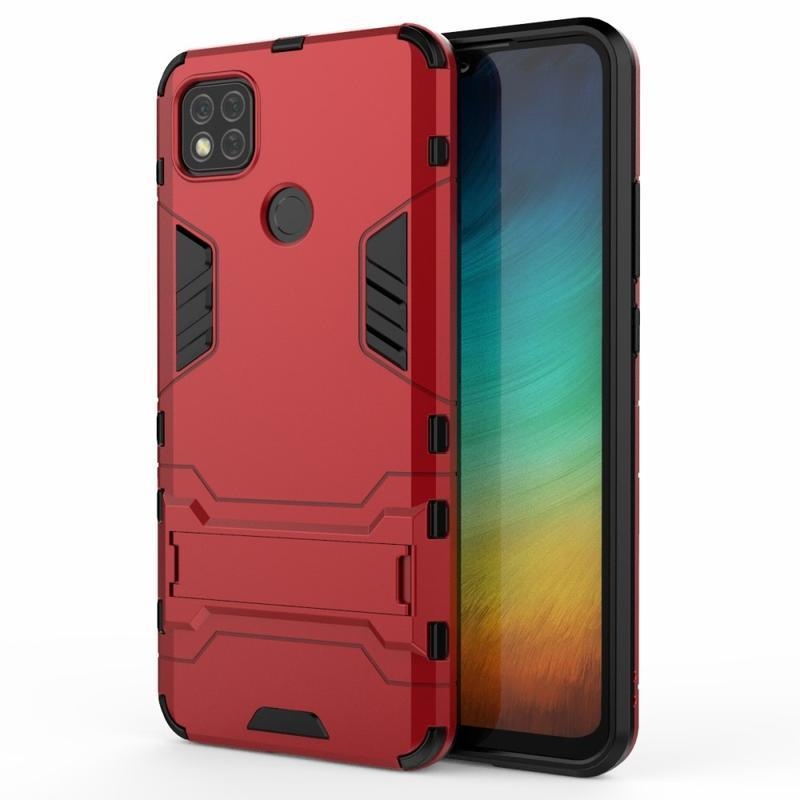 Guard tartós hibrid tok Xiaomi Redmi 9C-hez - piros