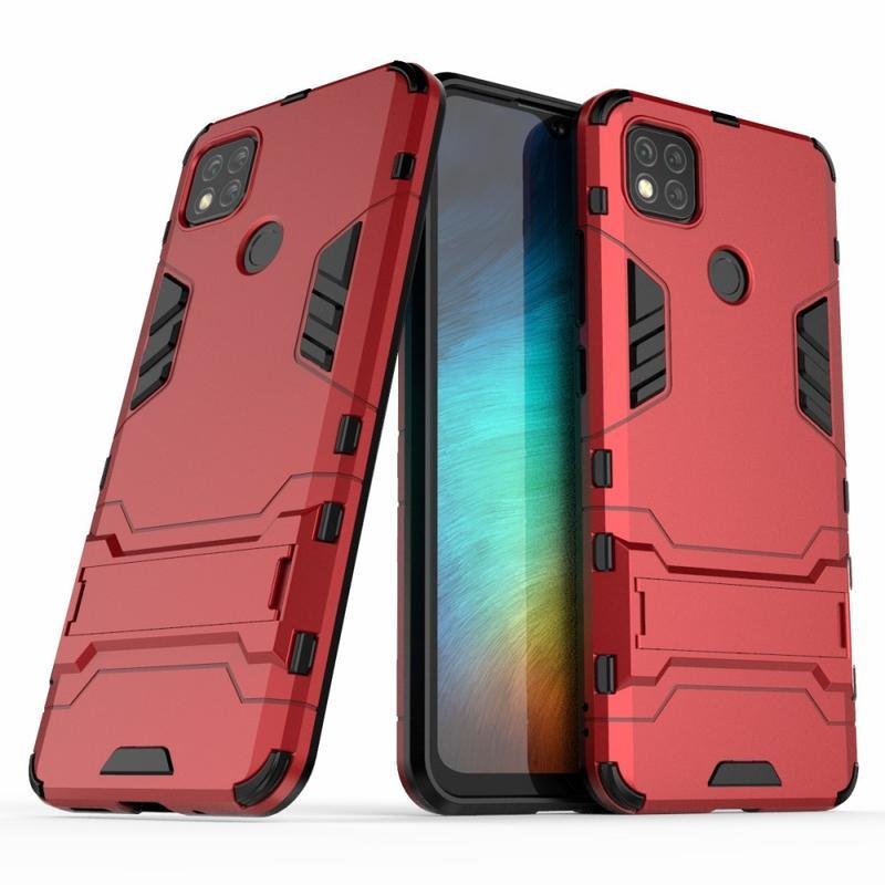 Guard tartós hibrid tok Xiaomi Redmi 9C-hez - piros