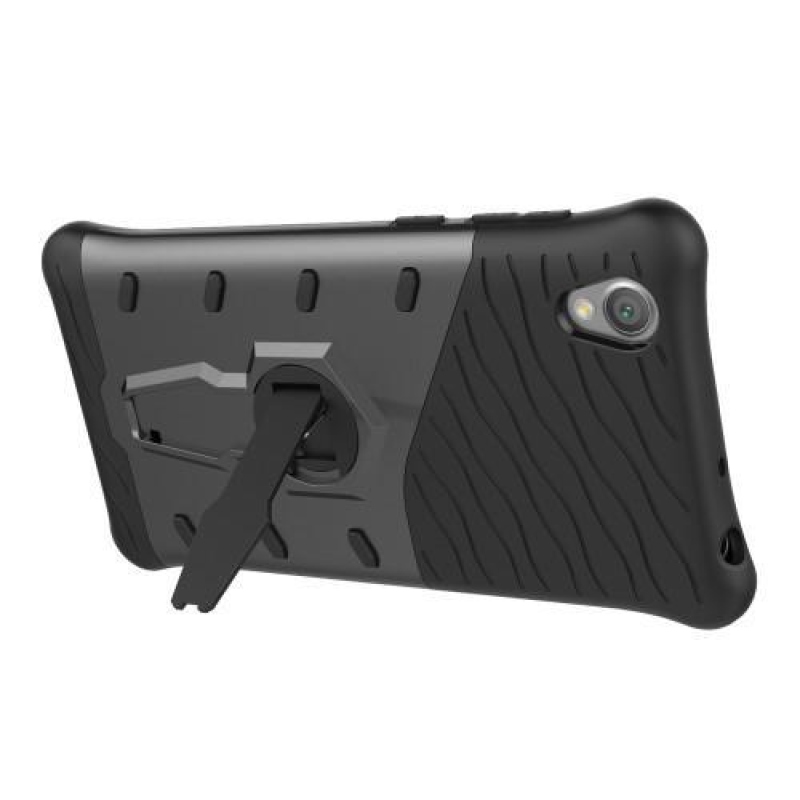 Guard tartós tok állvánnyal Sony Xperia L1 készülékhez - rózsaszín