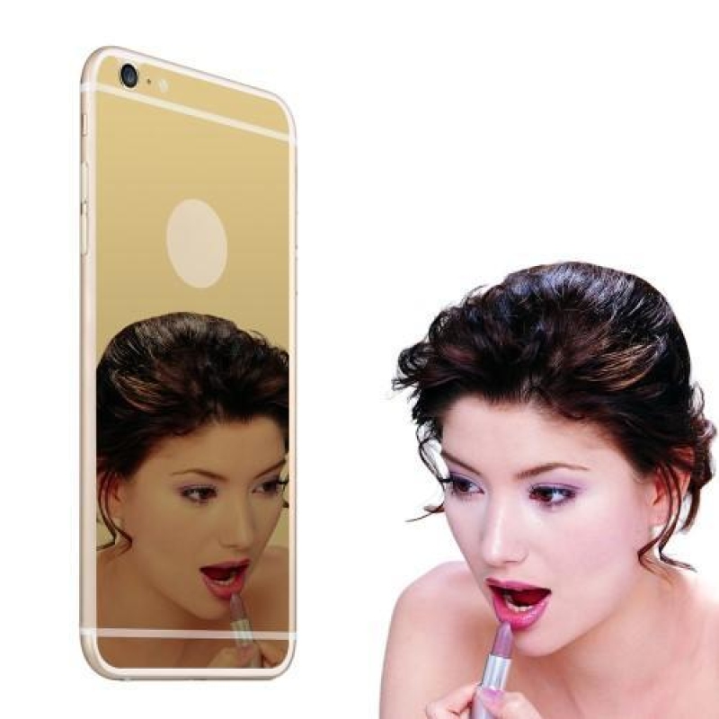 Elülső és hátsó edzett üvegből készült védőkészlet iPhone 6 Plus és 6s Plus készülékekre - arany színben