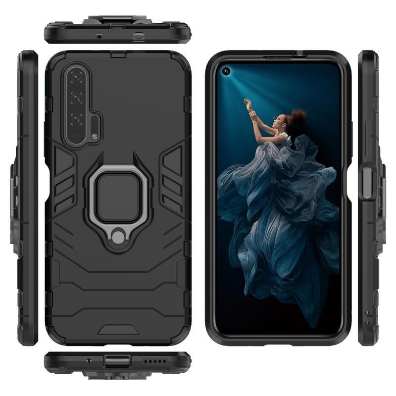 Guardy Tartós hibrid borító a Honor 20 Pro-hoz - Fekete