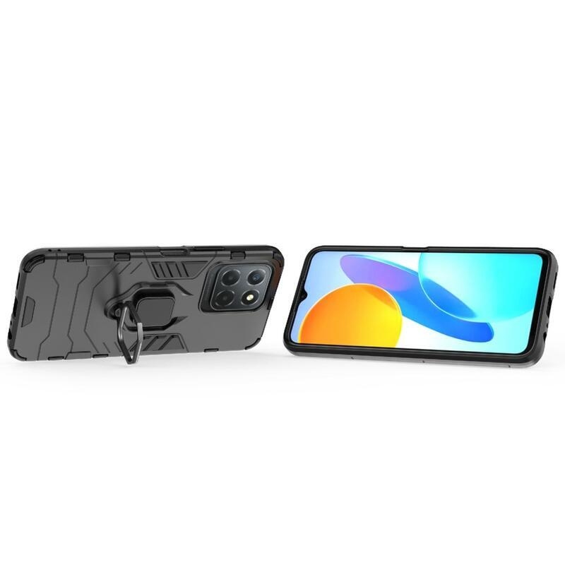 Guardy Tartós hibrid borító a Honor X8 5G/Honor 70 Lite 5G készülékhez - Fekete