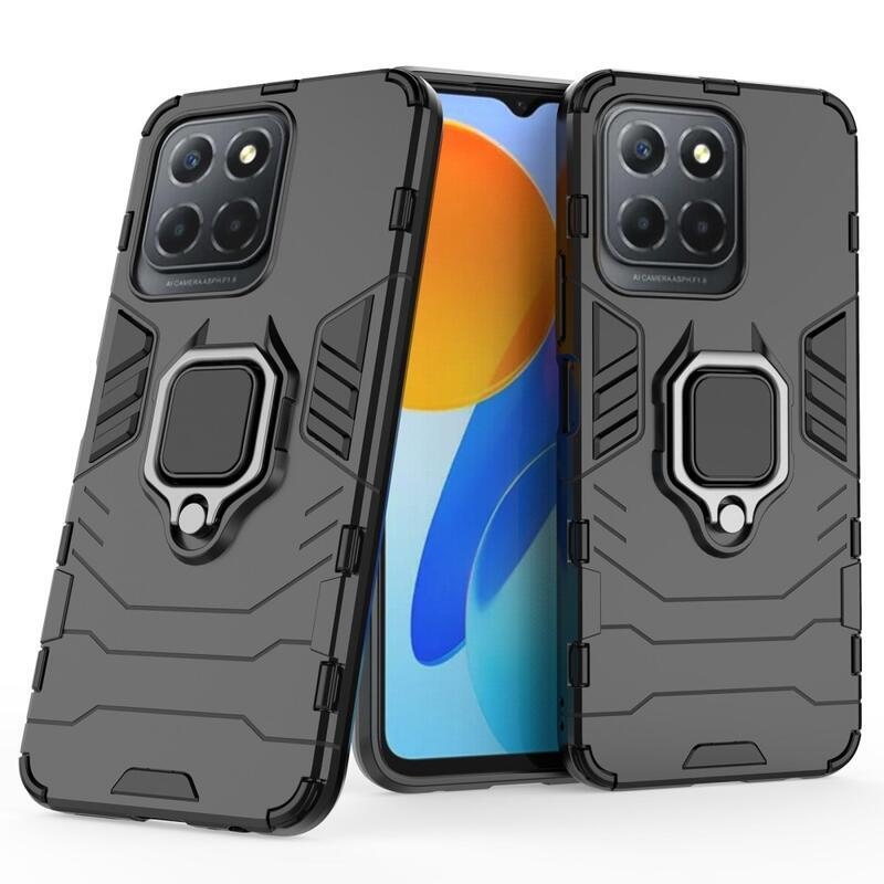 Guardy Tartós hibrid borító a Honor X8 5G/Honor 70 Lite 5G készülékhez - Fekete