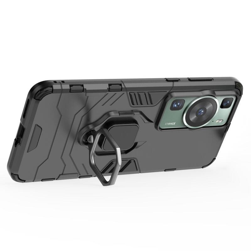 Guardy tartós hibrid borító Huawei P60 Pro készülékhez - fekete