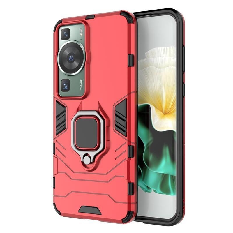 Guardy tartós hibrid borító Huawei P60 Pro készülékhez - piros