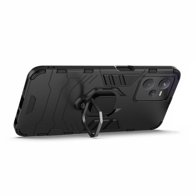 Guardy tartós hibrid mobiltelefon borító Realme C35 - fekete