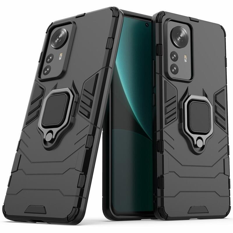 Guardy tartós hibrid borító Xiaomi 12 Pro-hoz - fekete