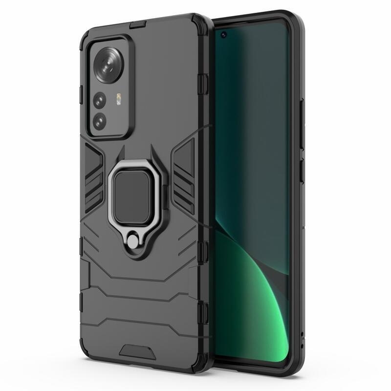 Guardy tartós hibrid borító Xiaomi 12 Pro-hoz - fekete