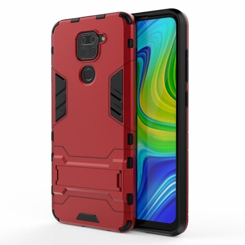Guardy tartós hibrid borító a Xiaomi Redmi Note 9-hez - piros