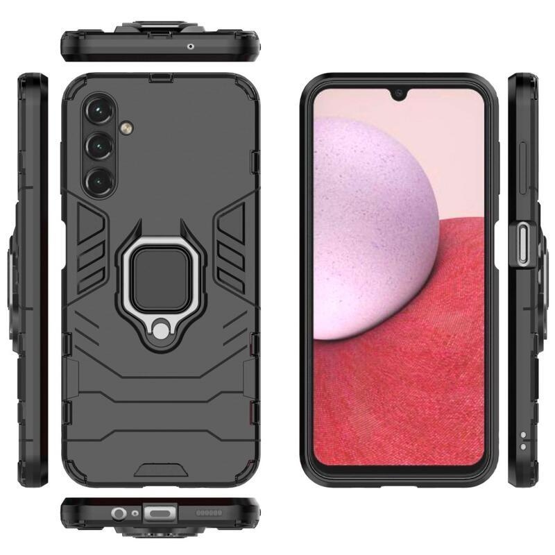 Guardy tartós hibrid borító Samsung Galaxy A14 4G/5G készülékhez - fekete