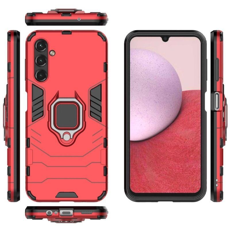 Guardy tartós hibrid borító Samsung Galaxy A14 4G/5G készülékhez - piros