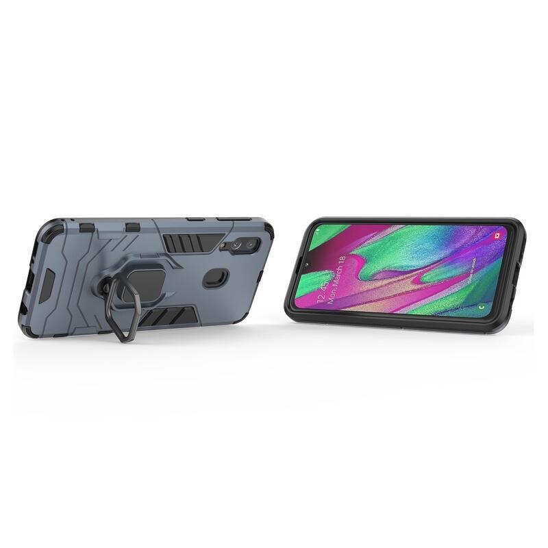 Guardy tartós hibrid borító Samsung Galaxy A40 készülékhez - kék