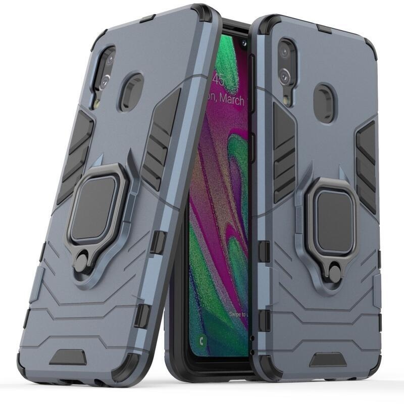 Guardy tartós hibrid borító Samsung Galaxy A40 készülékhez - kék
