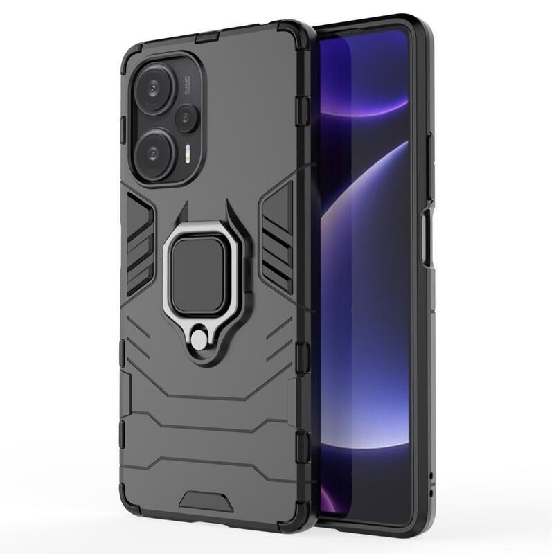Guardy tartós hibrid borító a Xiaomi Poco F5 készülékhez - fekete