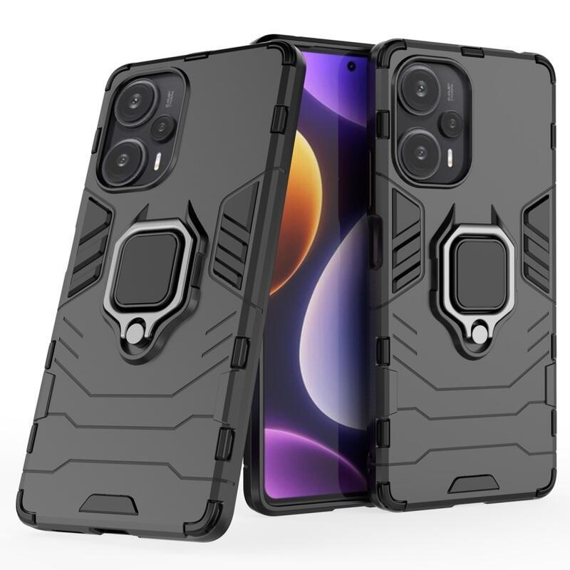 Guardy tartós hibrid borító a Xiaomi Poco F5 készülékhez - fekete