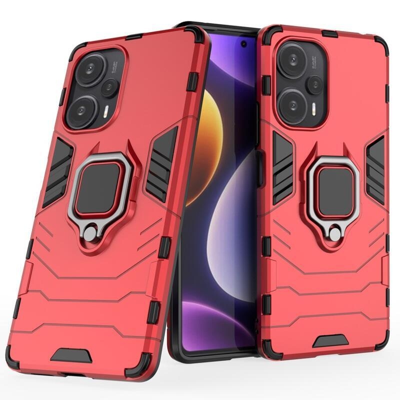 Guardy tartós hibrid borító a Xiaomi Poco F5 készülékhez - piros