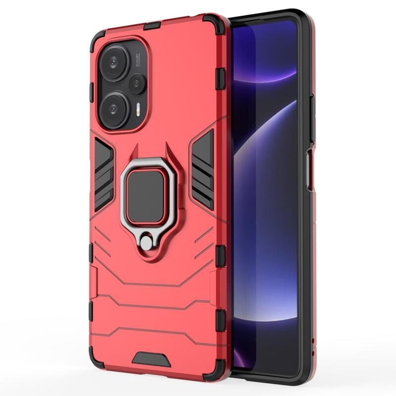 Guardy tartós hibrid borító a Xiaomi Poco F5 készülékhez - piros