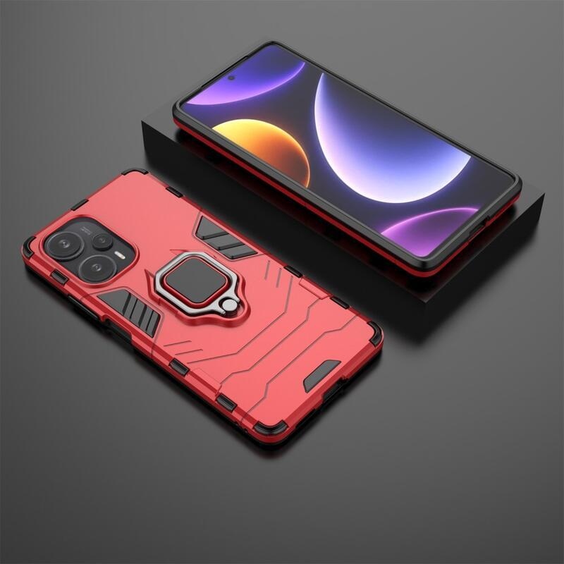 Guardy tartós hibrid borító a Xiaomi Poco F5 készülékhez - piros