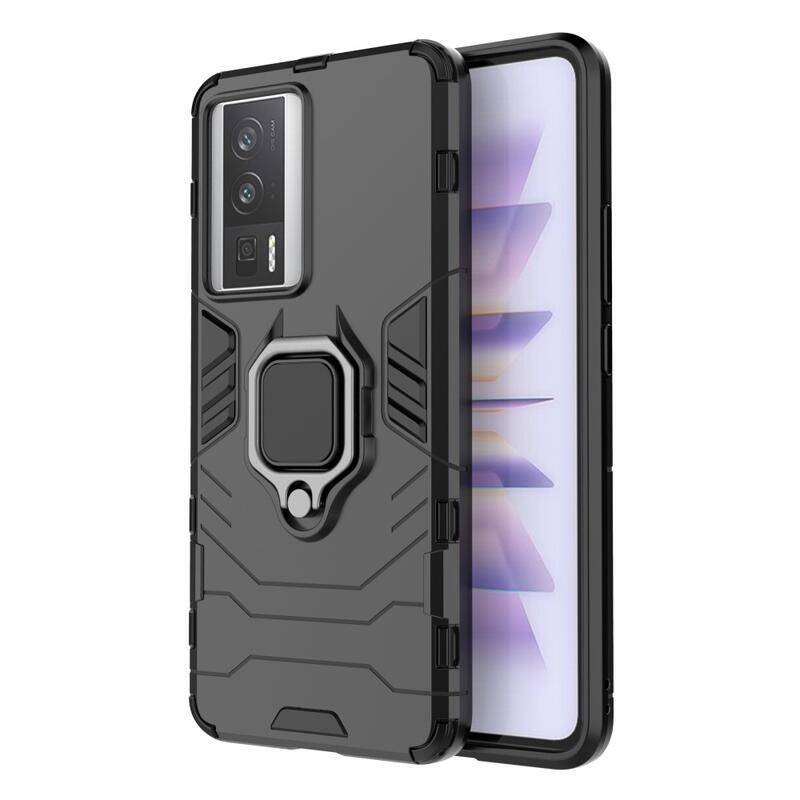 Guardy tartós hibrid borító a Xiaomi Poco F5 Pro-hoz - fekete