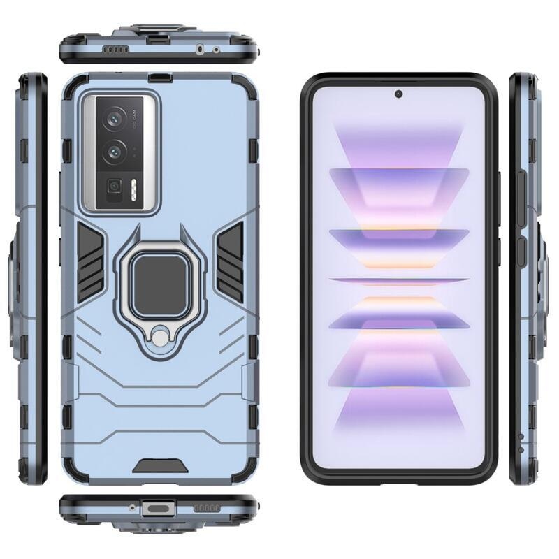 Guardy tartós hibrid borító Xiaomi Poco F5 Pro készülékhez - kék
