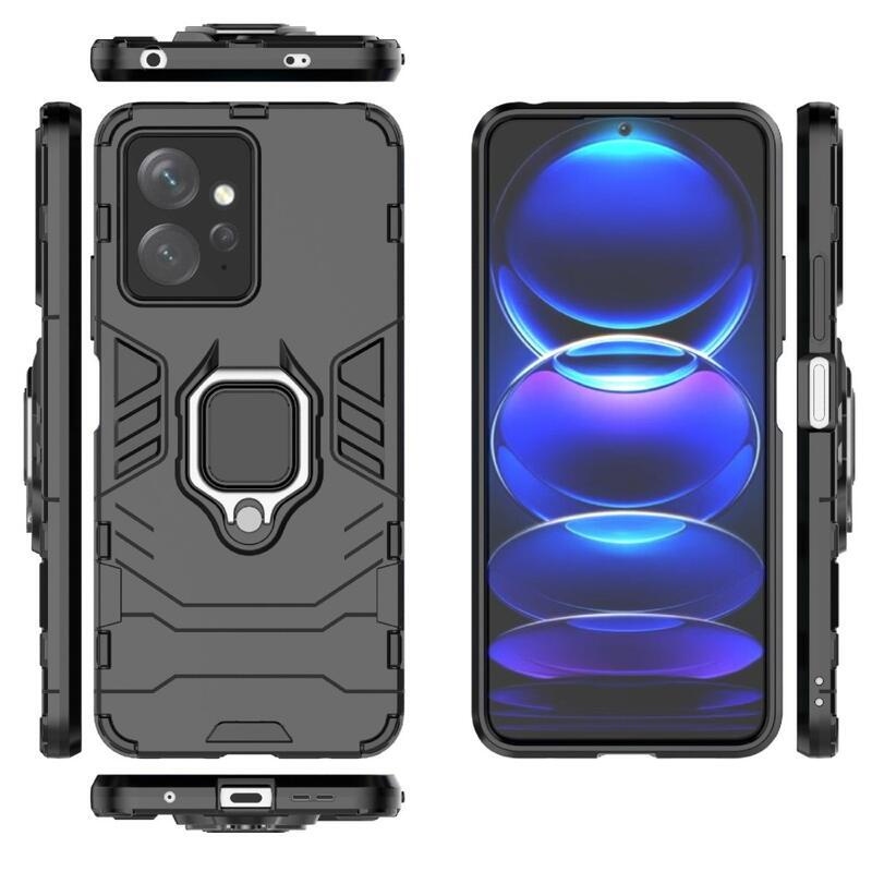 Guardy tartós hibrid borító a Xiaomi Redmi Note 12 4G készülékhez - fekete