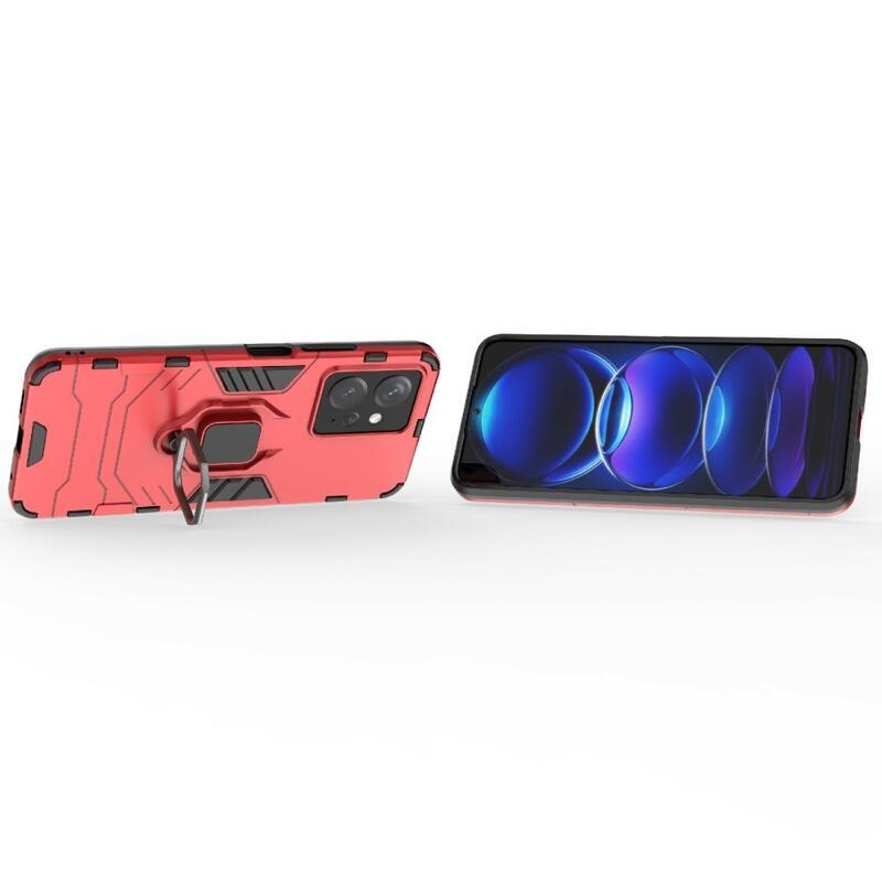 Guardy tartós hibrid borító a Xiaomi Redmi Note 12 4G készülékhez - piros