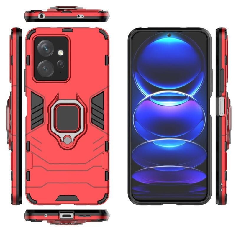 Guardy tartós hibrid borító a Xiaomi Redmi Note 12 4G készülékhez - piros