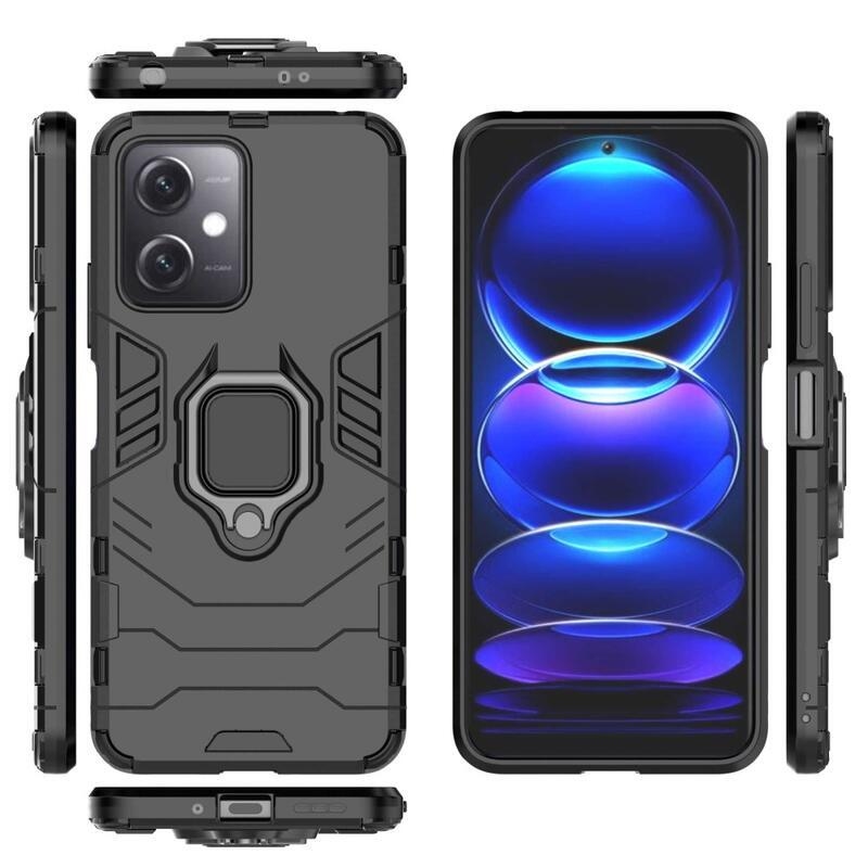 Guardy tartós hibrid borító Xiaomi Redmi Note 12 5G/Poco X5 5G - fekete