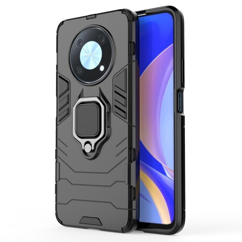 Guardy tartós hibrid borító ujjbeggyel a Huawei Nova Y90 készülékhez - fekete