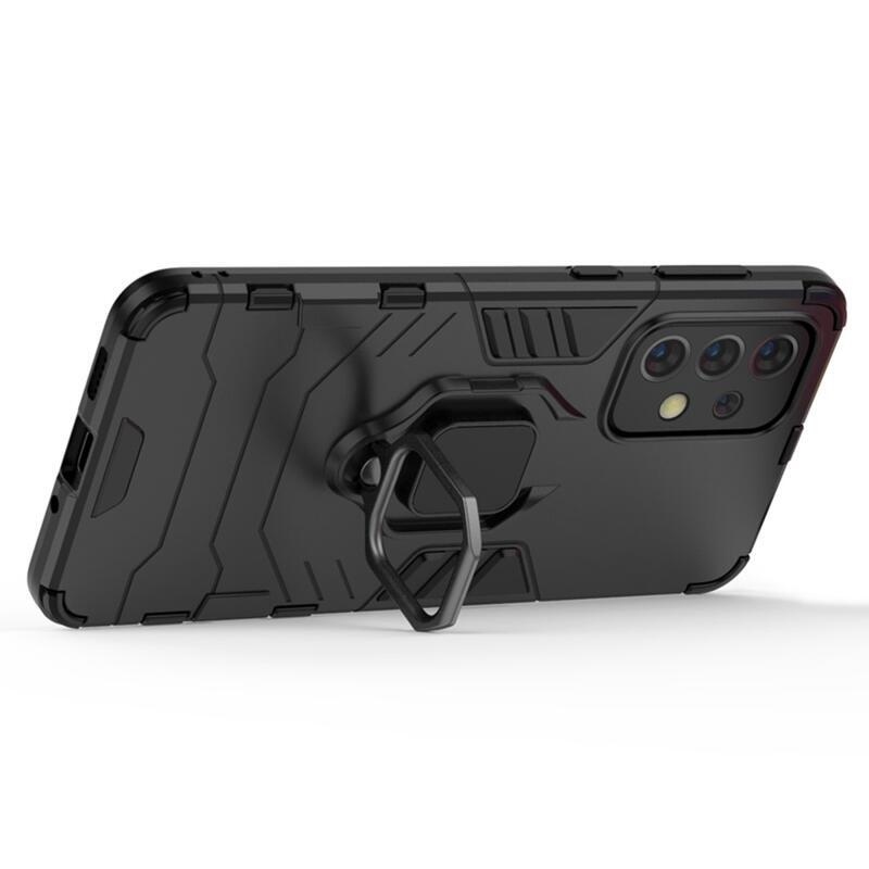 Guardy tartós hibrid borító ujjbeggyel Samsung Galaxy A33 5G készülékhez - fekete