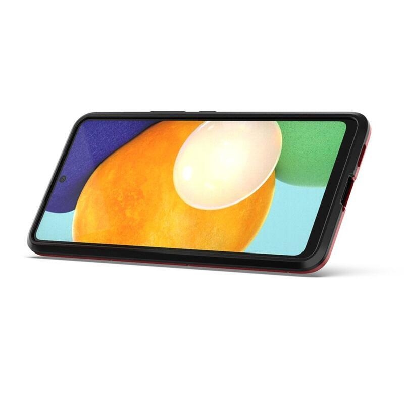 Guardy tartós hibrid borító ujjbeggyel Samsung Galaxy A53 5G készülékhez - piros