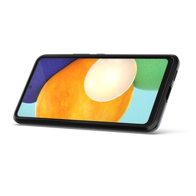 Guardy tartós hibrid borító ujjbeggyel Samsung Galaxy A53 5G készülékhez - kék