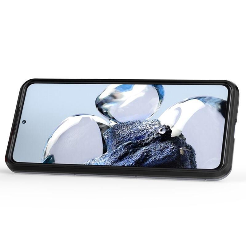 Guardy tartós hibrid borítás ujjbeggyel Xiaomi 12T/12T Pro készülékhez - piros