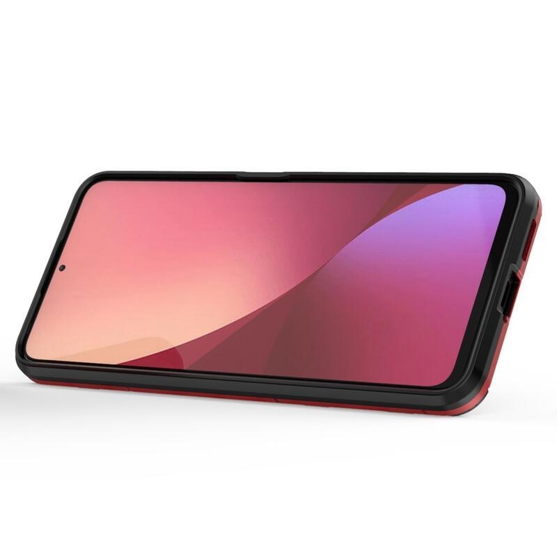 Guardy tartós hibrid borító ujjbeggyel a Xiaomi Poco X4 GT 5G-hez - piros