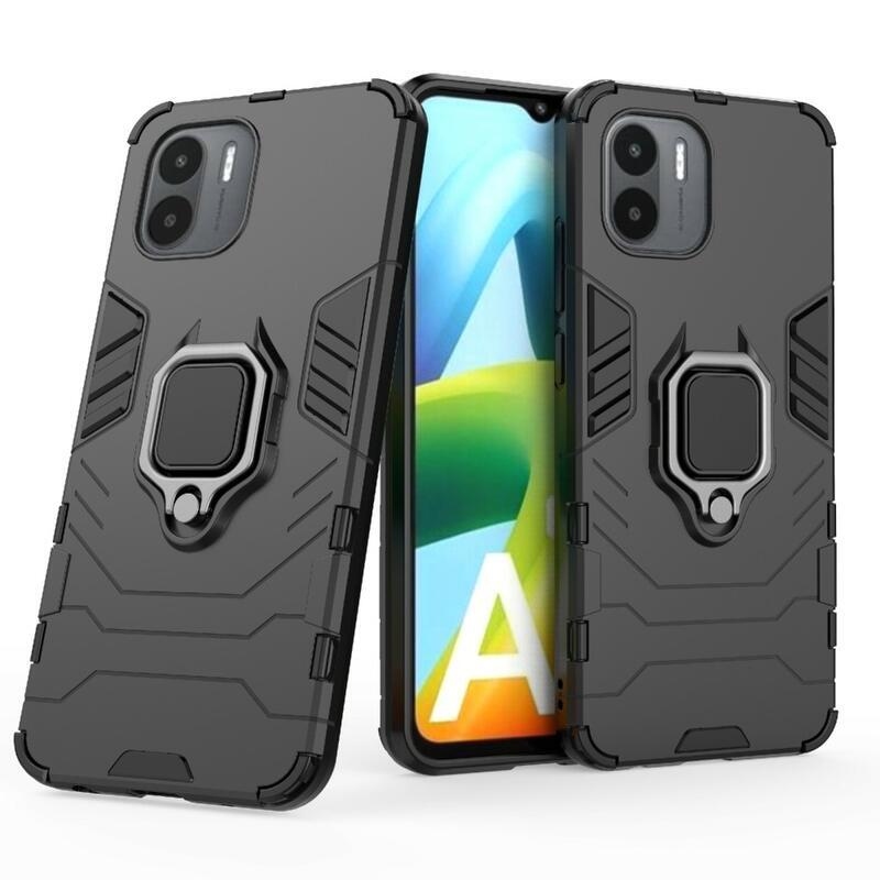 Guardy tartós hibrid borítás ujjmarkolattal Xiaomi Redmi A1/Redmi A2 - fekete
