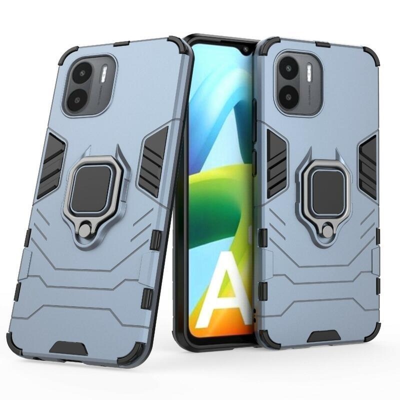 Guardy tartós hibrid borító ujjmarkolattal Xiaomi Redmi A1/Redmi A2 - kék