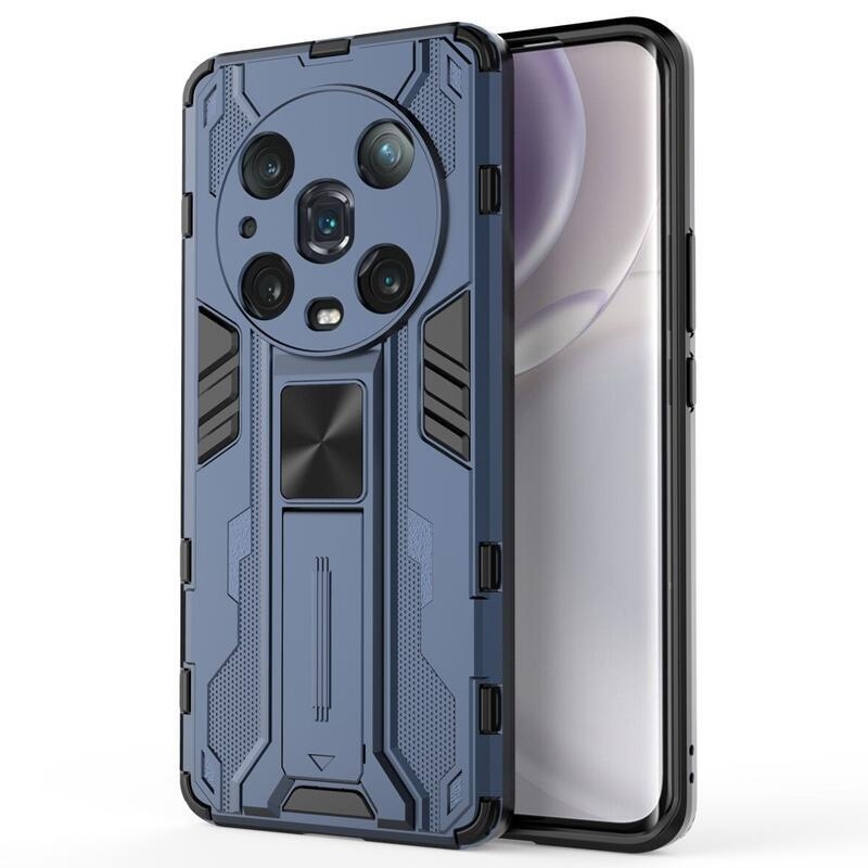 Guardy tartós hibrid borító felhajtható állvánnyal a Honor Magic 4 Pro 5G készülékhez - kék