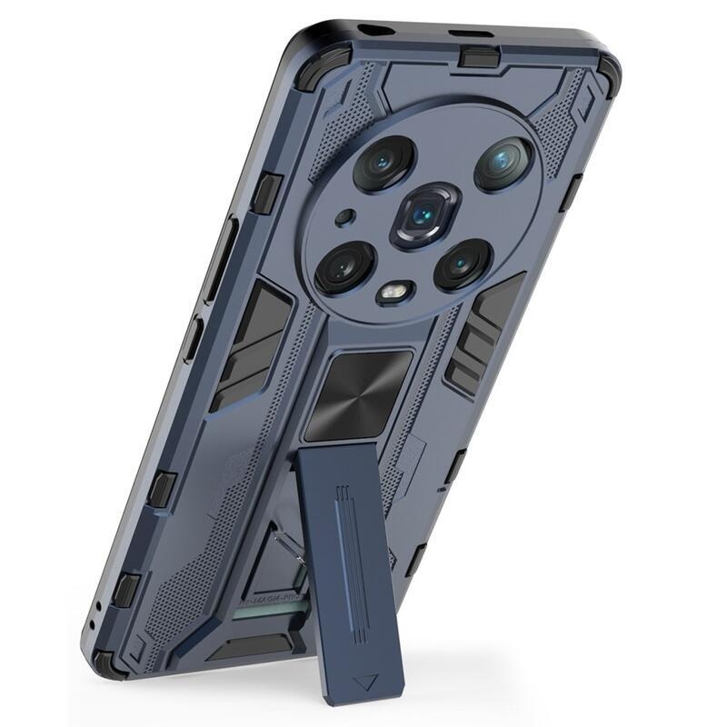 Guardy tartós hibrid borító felhajtható állvánnyal a Honor Magic 4 Pro 5G készülékhez - kék