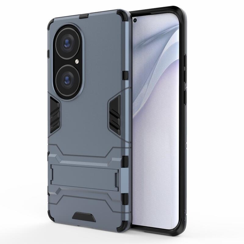 Guard tartós hibrid borító flip állvánnyal a Huawei P50 Pro készülékhez - kék