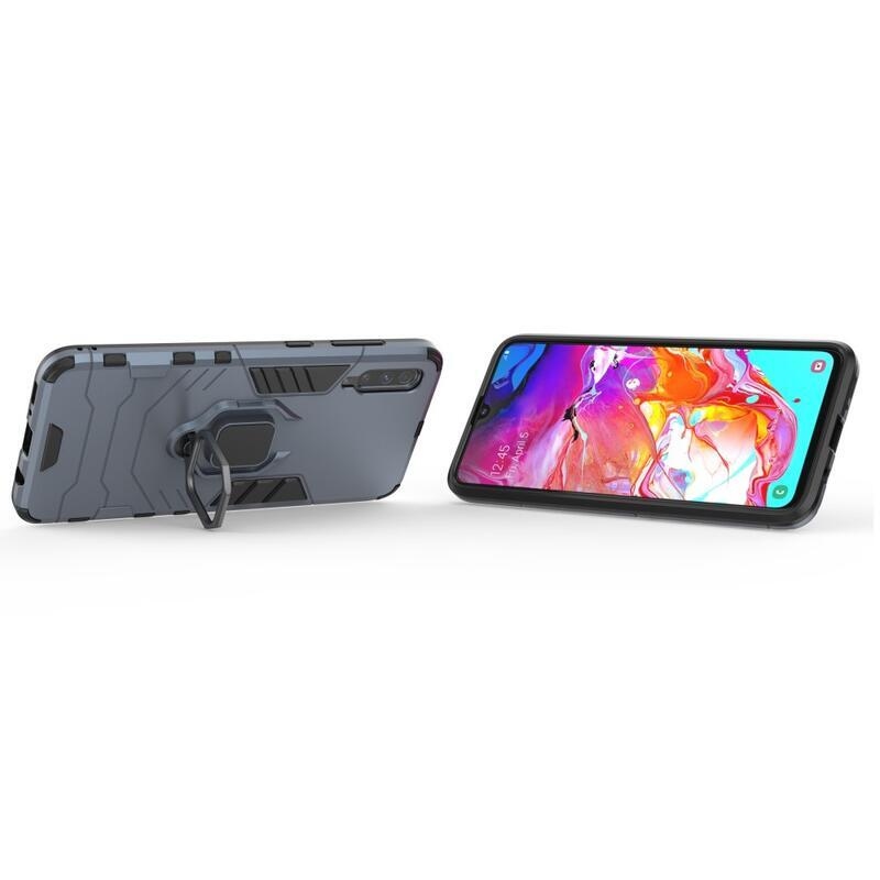 Guardy tartós borító Samsung Galaxy A70 készülékhez - kék