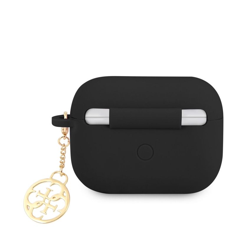 Guess 4G Charms Szilikon tok Airpods Pro fekete színhez