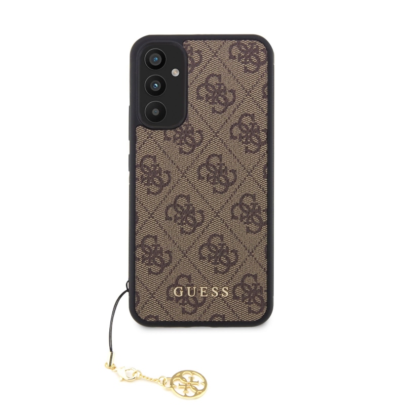 Guess 4G Charms hátlap Samsung Galaxy A34 5G barna színű borítóhoz