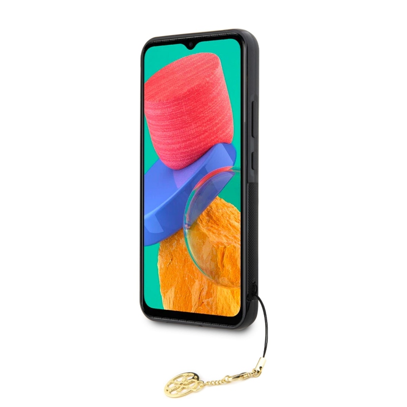 Guess 4G Charms hátlap Samsung Galaxy A34 5G barna színű borítóhoz