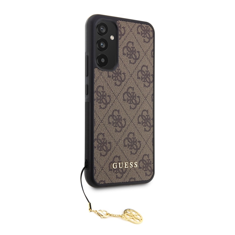 Guess 4G Charms hátlap Samsung Galaxy A34 5G barna színű borítóhoz