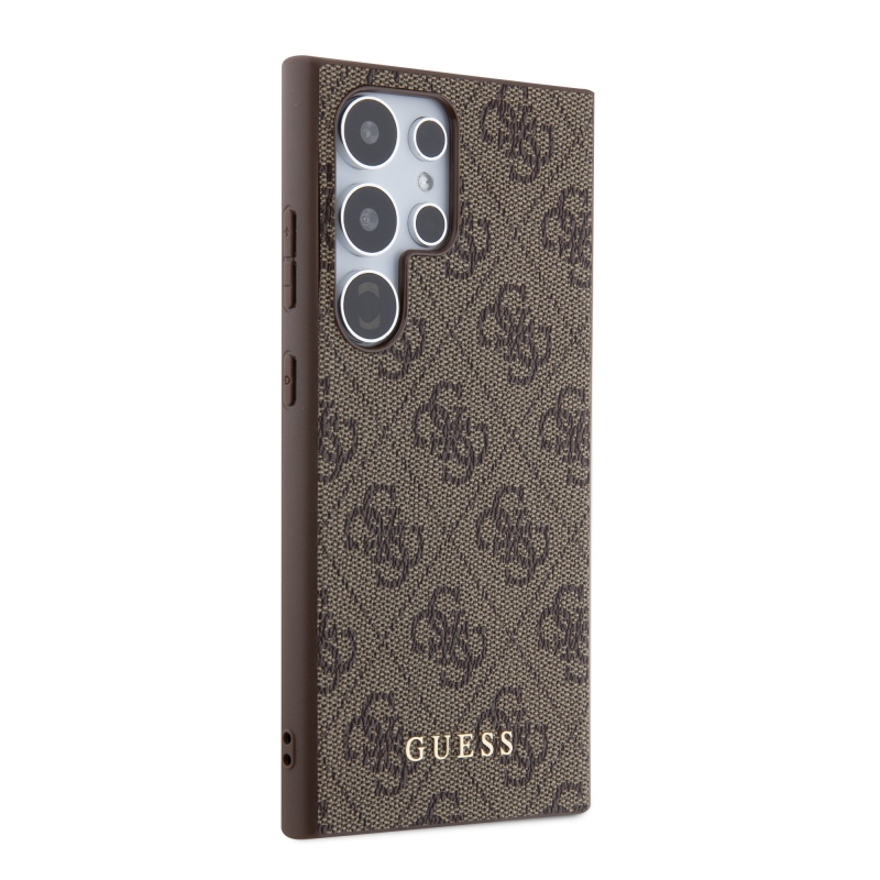 Guess 4G hátlap a Samsung Galaxy S24 Ultra Brown készülékhez