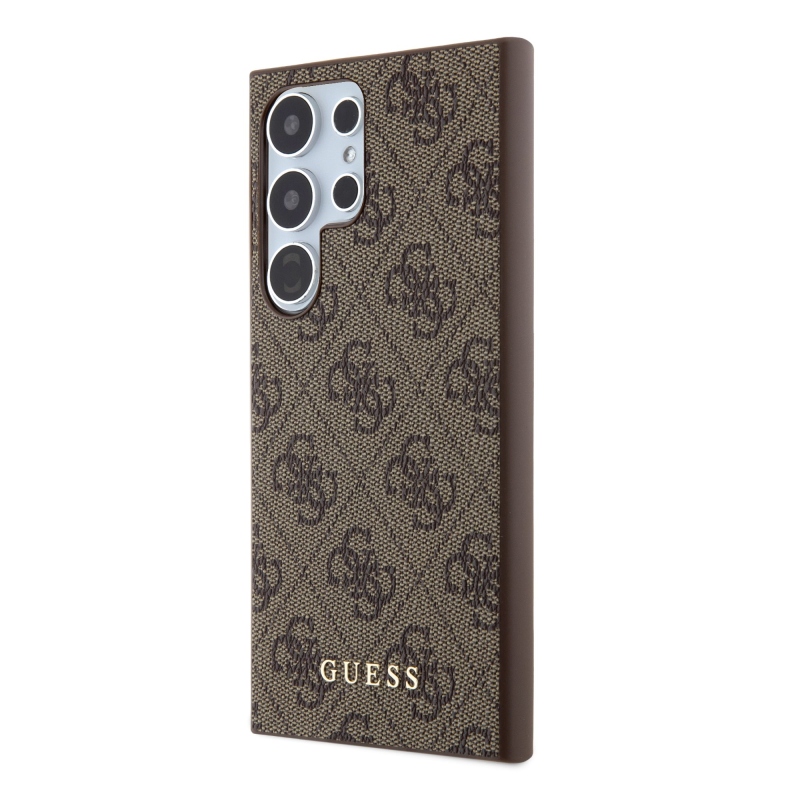 Guess 4G hátlap a Samsung Galaxy S24 Ultra Brown készülékhez